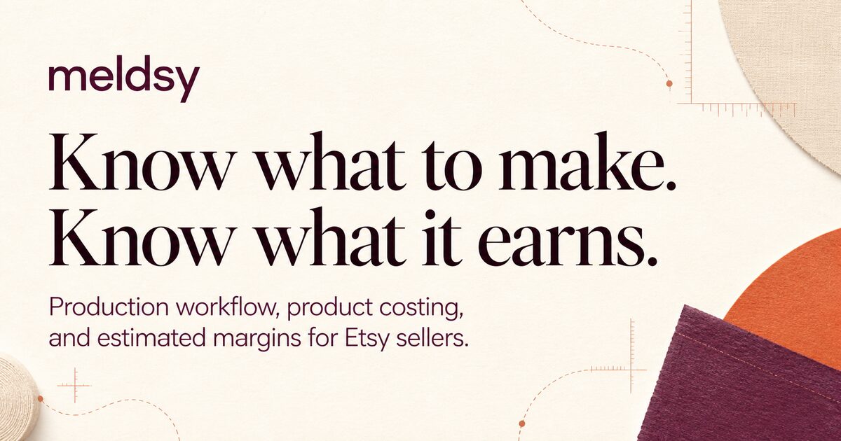 I built a production workflow and costing tool for Etsy sellers who make physical products